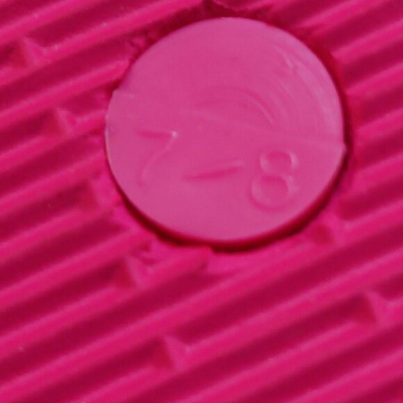 Womens Aeropostale Pink and White 1987 Flip Flops Size 7/8 - Picture 4 of 4